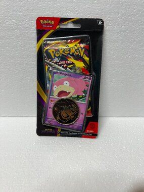 Pokémon TCG Mega Evolution Pitch Black Checklane Blister Pack Slowpoke Promo New